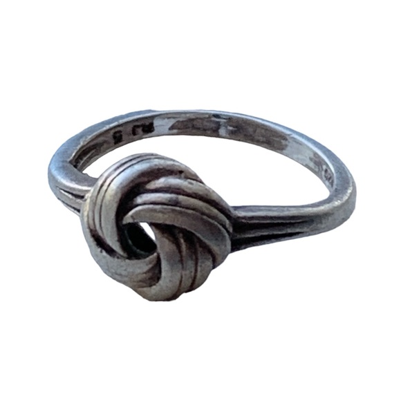 RJ Graziano Jewelry - Vintage RJ Graziano Sterling Silver Knot Ring Woman’s Jewelry Love Promise Ring